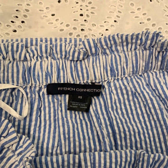 FRENCH CONNECTION Stripe Off Shoulder Dress XS - Picture 5 of 5